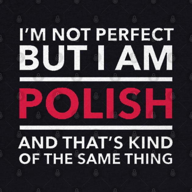 i am not perfect but i am polish by logoeagle